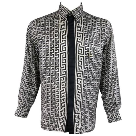 versace v2 classic shirt|versace big man shirts.